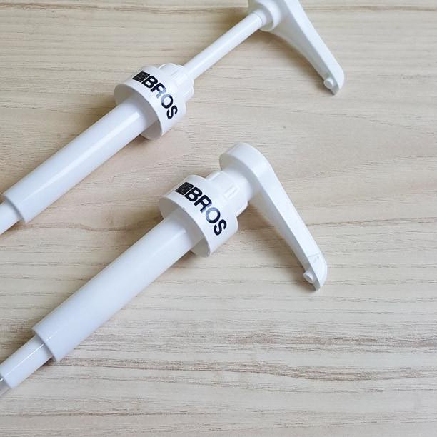 Pompa Botol Syrup Monin Drat Putih - Syrup Pump White - Monin Thread Syrup Pump