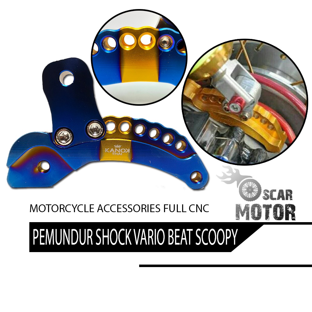 PEMUNDUR SHOCK BELAKANG KANOK TWOTONE BEAT MIO SCOOPY VARIO 125, 150 Motor