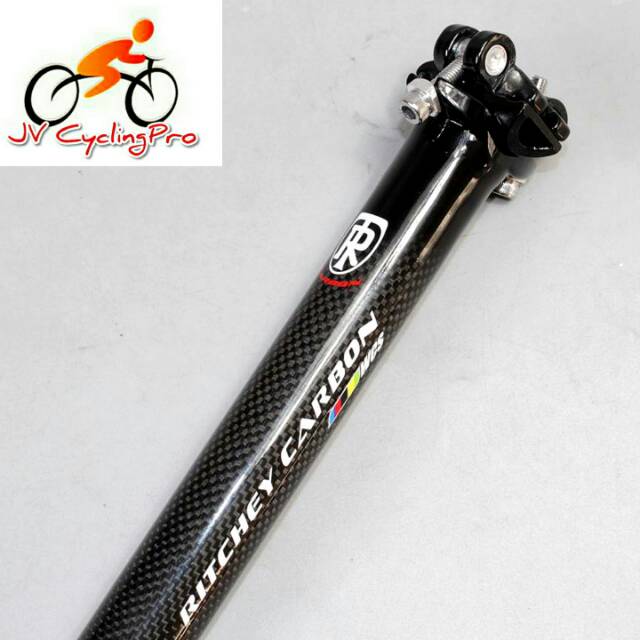 Seatpost carbon Ritchey seatpost sepeda carbon 3K gloss
