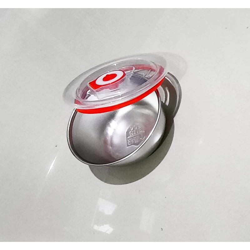 Mangkok Stainless SUS 304 Tutup Anti Tumpah Seal Bowl