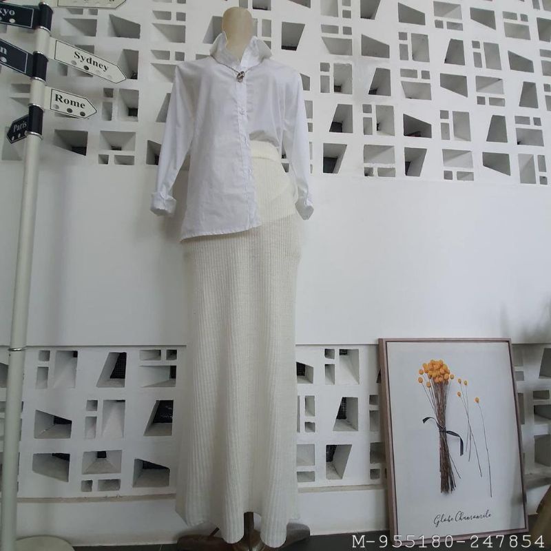 HOMEFASHION26 | ROK RAJUT  | PANJANG RENNA SKIRT | ROK SPAN | ROK PREMIUM