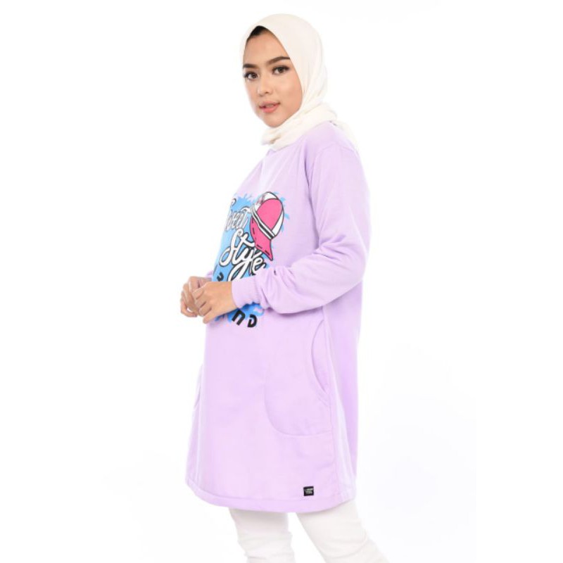 X-Urband Sweater Wanita Zahira Tunik / Sweater Tunik Wanita A126