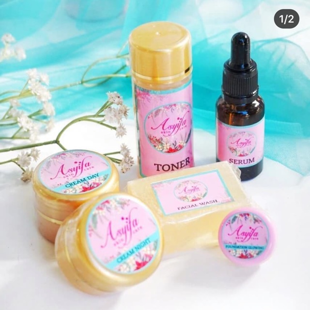 Skincare Asyifa putih Glowing dalam 7 hari paket lengkap Bpom