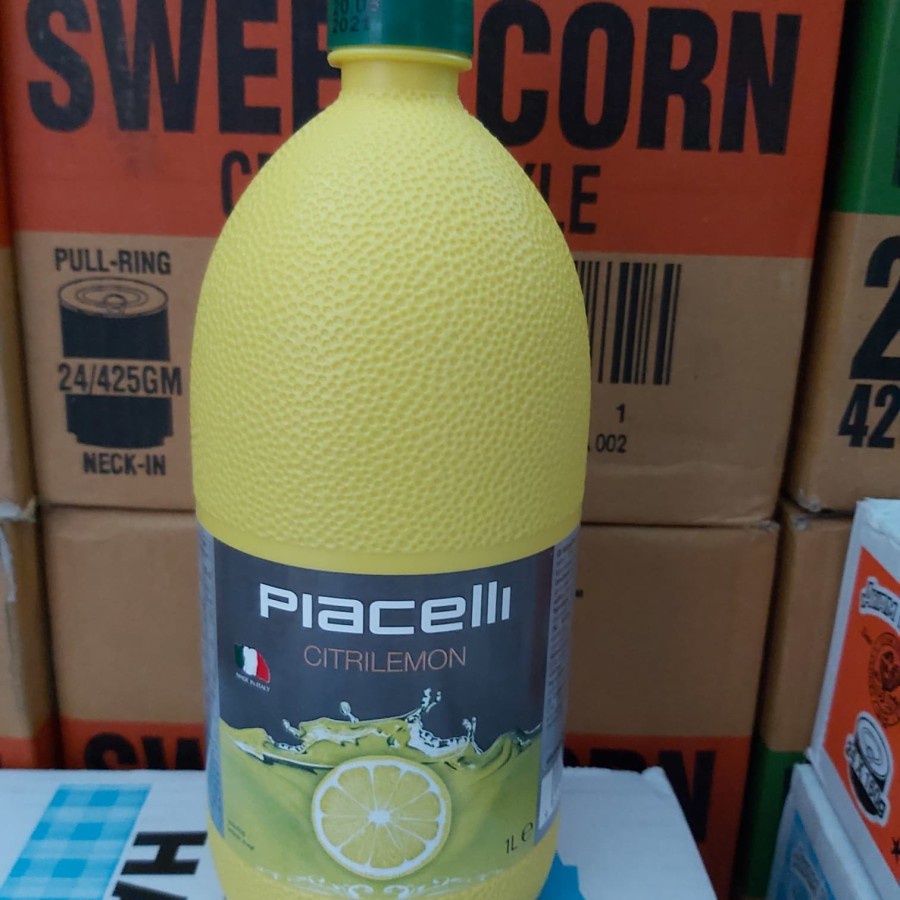 

PIACELLI LEMON JUICE CONSENTRATE - CITRILEMON - JUS SARI BUAH LEMON UKURAN 1 LT