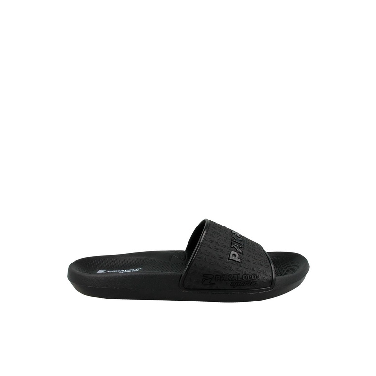 SANDAL SLIDE PAKALOLO PRIA ORIGINAL CASUAL ASLI FULL BLACK POLOS PB53