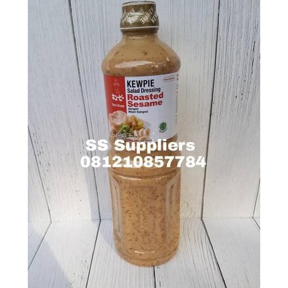 

Garansi Kewpie Salad Dressing Roasted Sesame 1Liter , Saus Wijen, Bumbu Salad Terbaru
