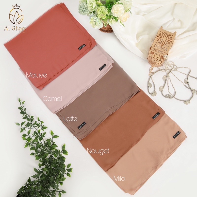 ALGHANI - PASHMINA CERUTY BABYDOLL BASIC TALI CERUTY INSTAN