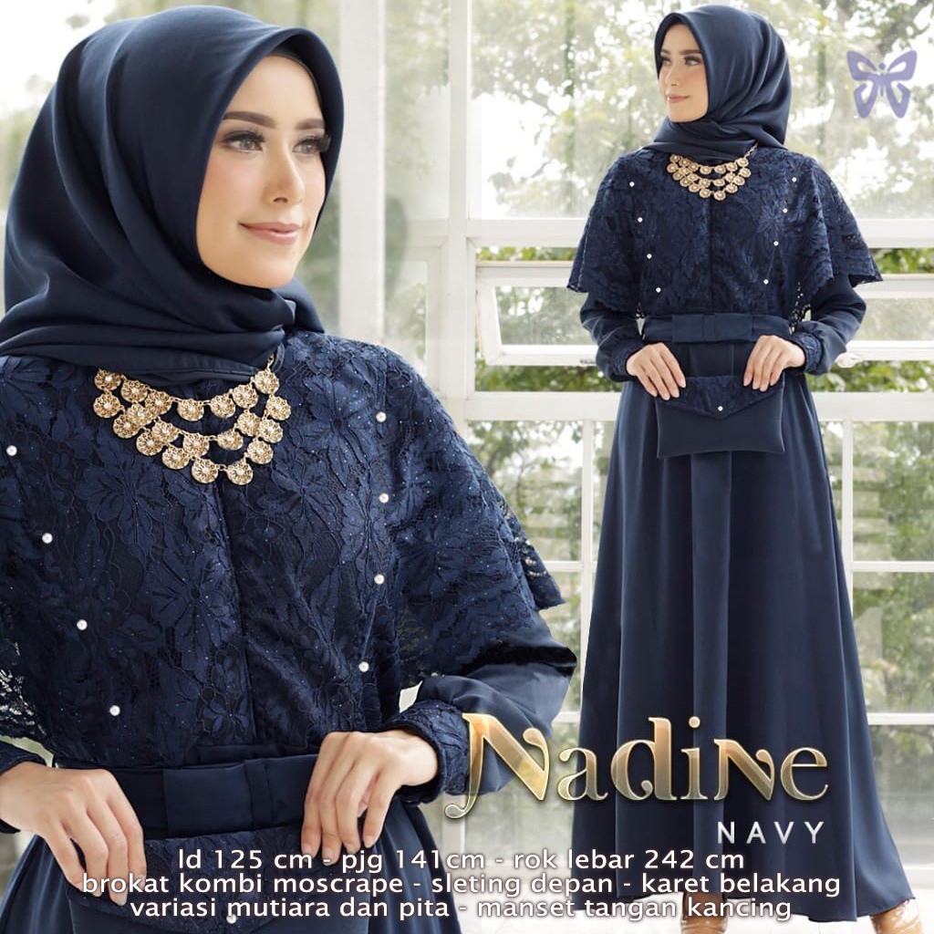 HOPYLOVY - Gamis Wanita Pesta Nadina