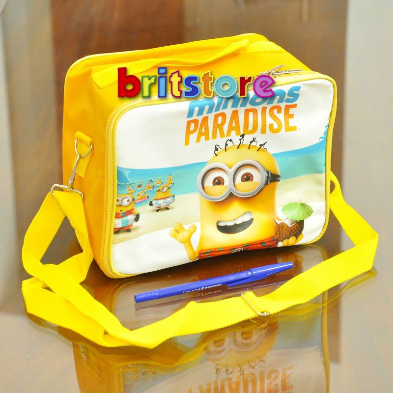 Tas Koper Anak Minion Cars/ Tas Anak Minion/ Tas Anak Cars/ Tas Bekal Anak/ Tas Selempang Anak
