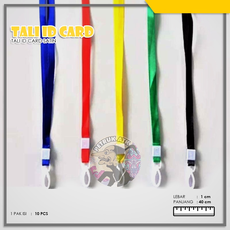 

[PCS] TALI ID CARD / LANYARD / STRAP POP1 SATIN