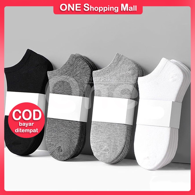 Kaos Kaki Pendek Cowok Pria Semata Kaki Ankle Socks Polos OSM KK0003