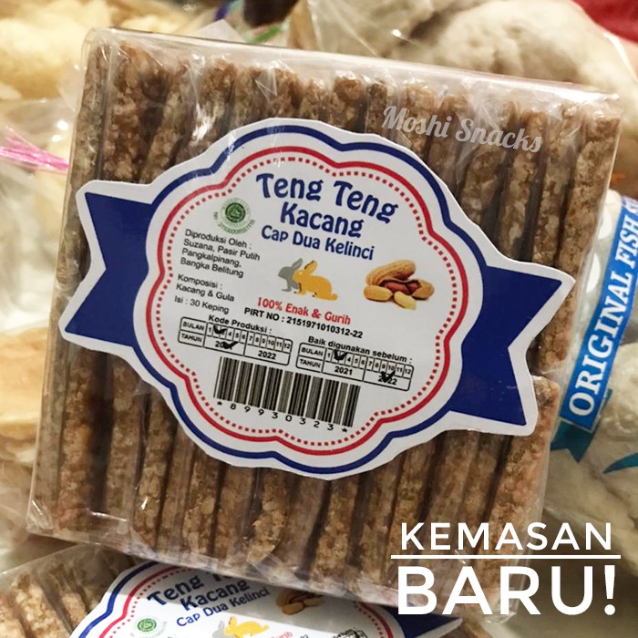 

Ay00! Teng Teng Kacang Cap Dua Kelinci isi 30 Bangka / TengTeng Kacang Gula