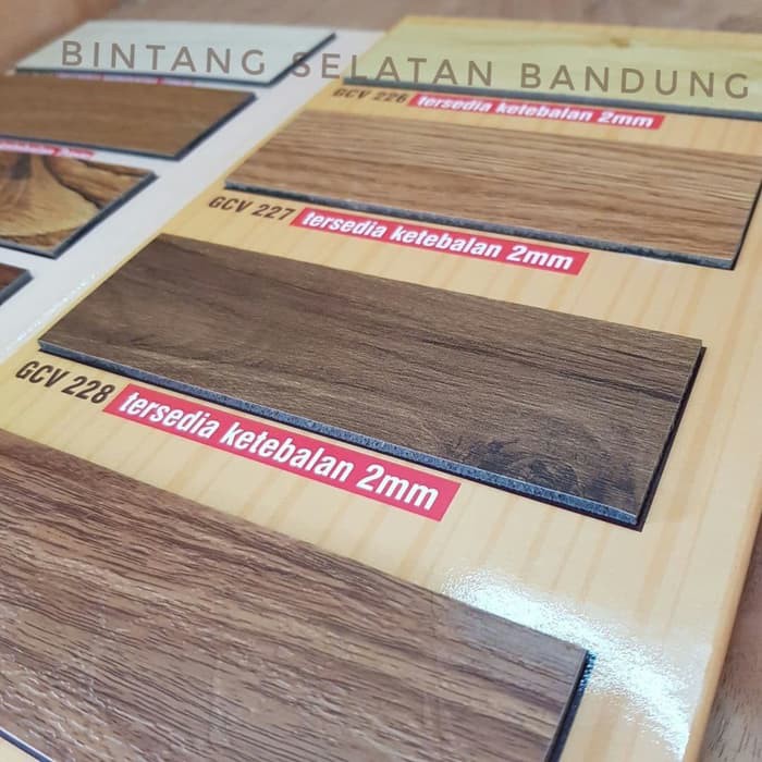 VINYL GOLDEN CROWN /LANTAI KAYU 152,4MM X 914,4M 3MM ISI 18Lembar