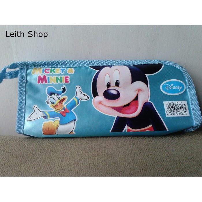 

Tempat Pensil Mickey Mouse Disney Miki Minnie Donald Goofy Guffi Tas