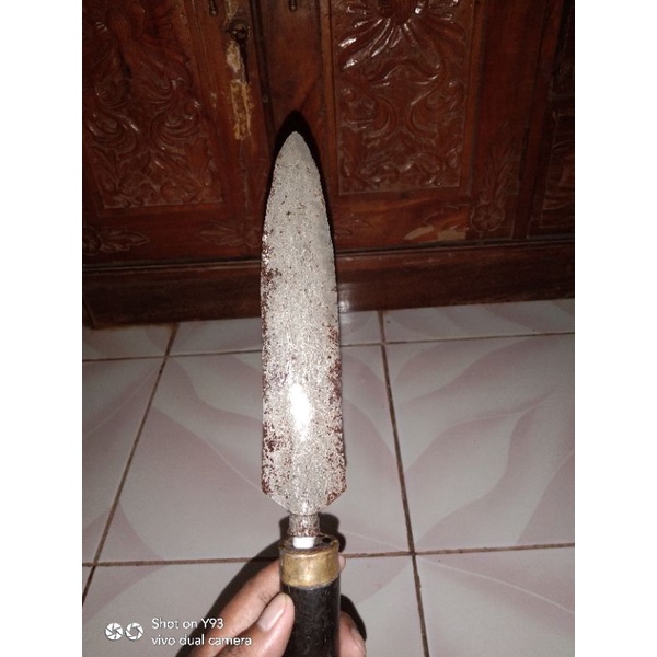 tombak totok pamor batu lapak