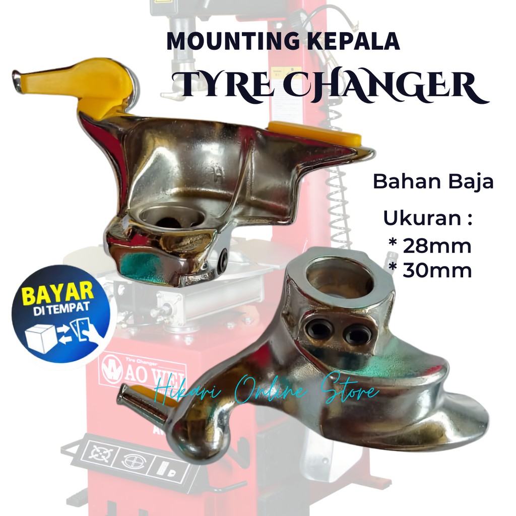 [Bahan BAJA] Mounting Duck Kepala Tyre Changer Motor Mobil Ukuran 28mm 30mm Duck Head Alat Buka Ban 