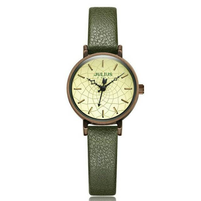 Julius Korea Ori JA995 / JA-995 Jam Tangan Wanita korea Remaja Dewasa Green