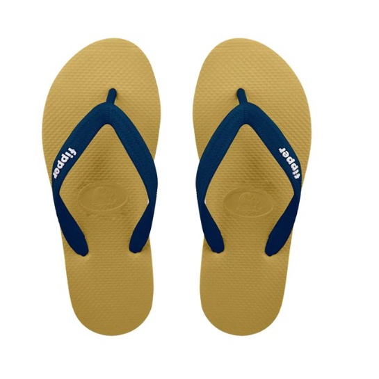 Sandal Fipper Slick Khakis Blue Snorkel Original