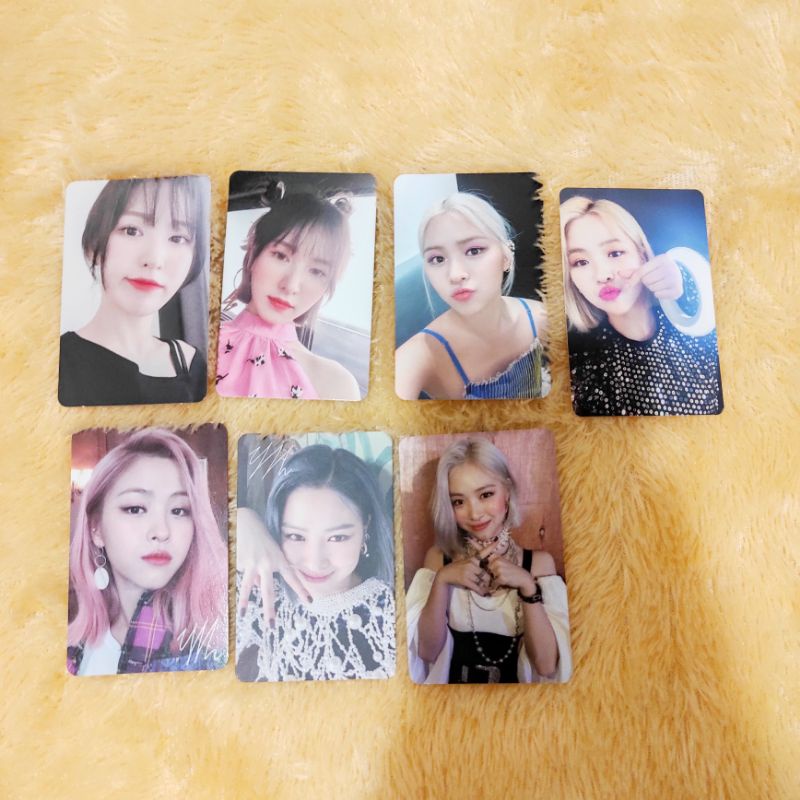 ITZY RYUJIN PHOTOCARD SIGN  MMT ALBUM WENDY RED VELVET PC THE REVE FESTIVAL 1 2 KPOP MURAH