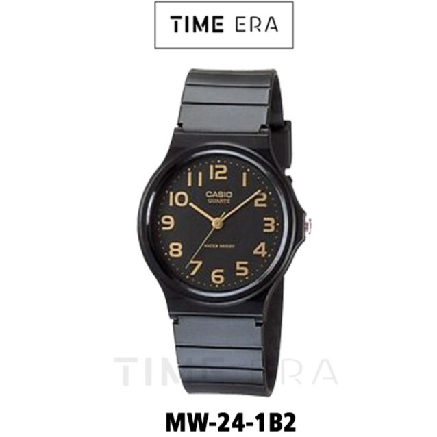 Casio Original MQ24 / MQ 24-1B 1B2 / MQ-24-1E 1B3 7B 7E Jam Tangan Unisex Analog Karet (Dapat Box Mika)