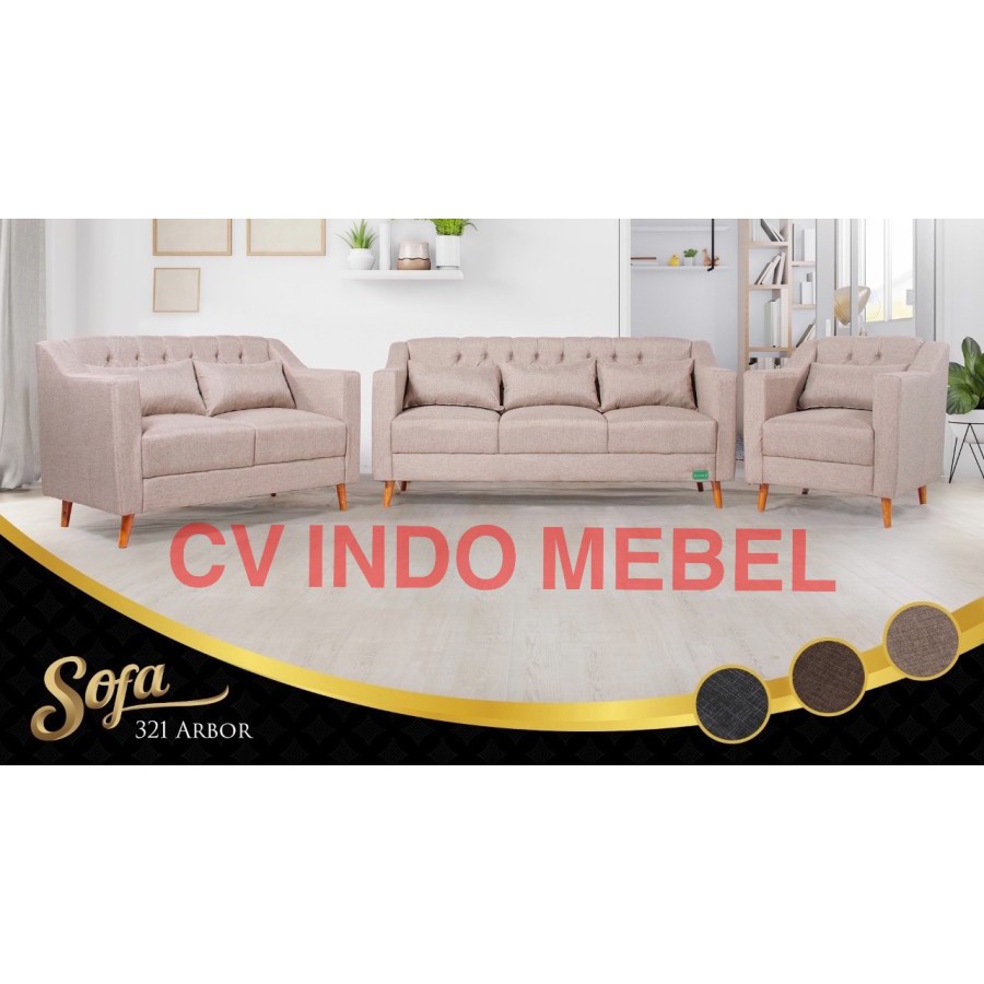 Sofa scandivanian model baru kursi tamu minimalis ready makassar murah