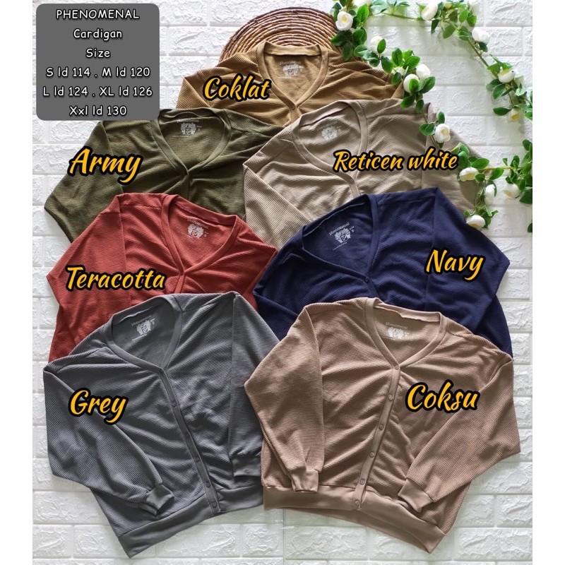 CARDIGAN PHENOMENAL RAJUT