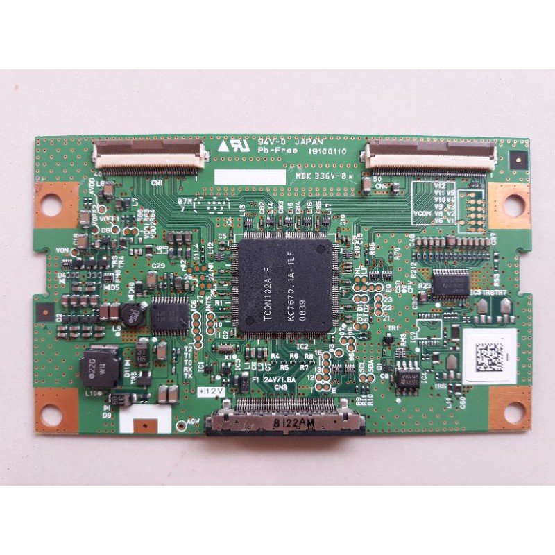 TICON-BOARD LOGIC 94V-0JAPAN Pb Free 19100110 TOSHIBA 32CV500E