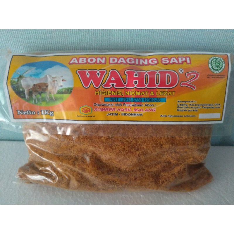 

Abon daging Wahid 2 murah enak packing ori 1kg