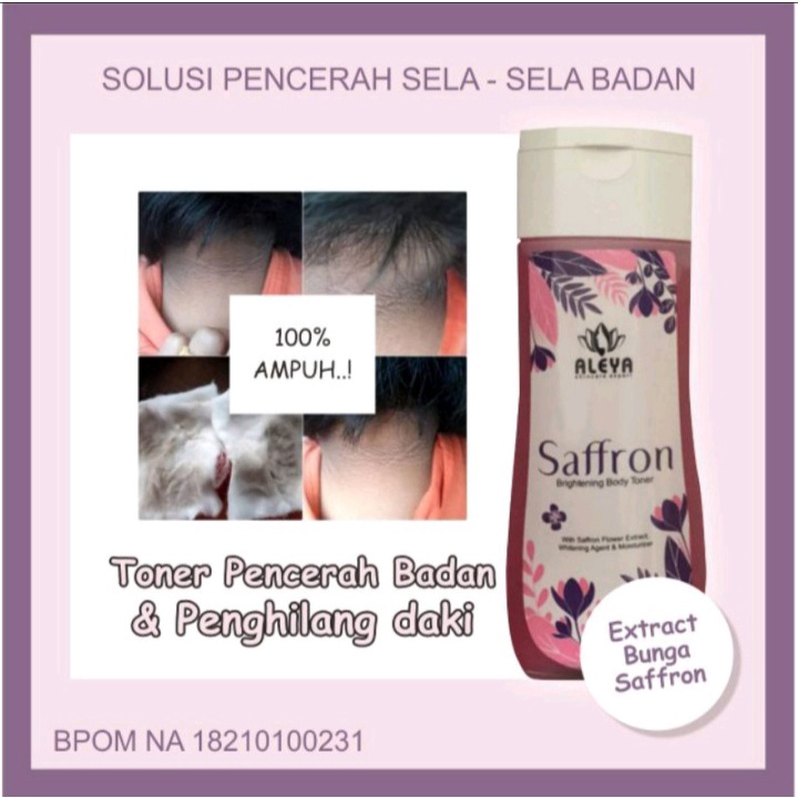 [BISA COD] TONER PEMUTIH BADAN DAN PENGHILANG BEKAS LUKA