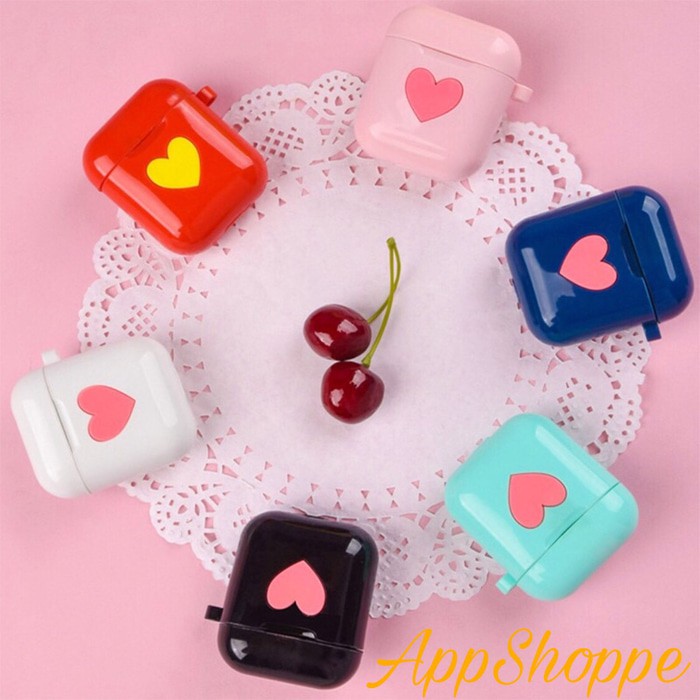 Apple Airpods TPU Soft Case Protective Cover Bumper Pouch LOVE