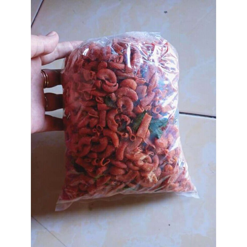 

1kg makaroni daun jeruk kriuk pedas