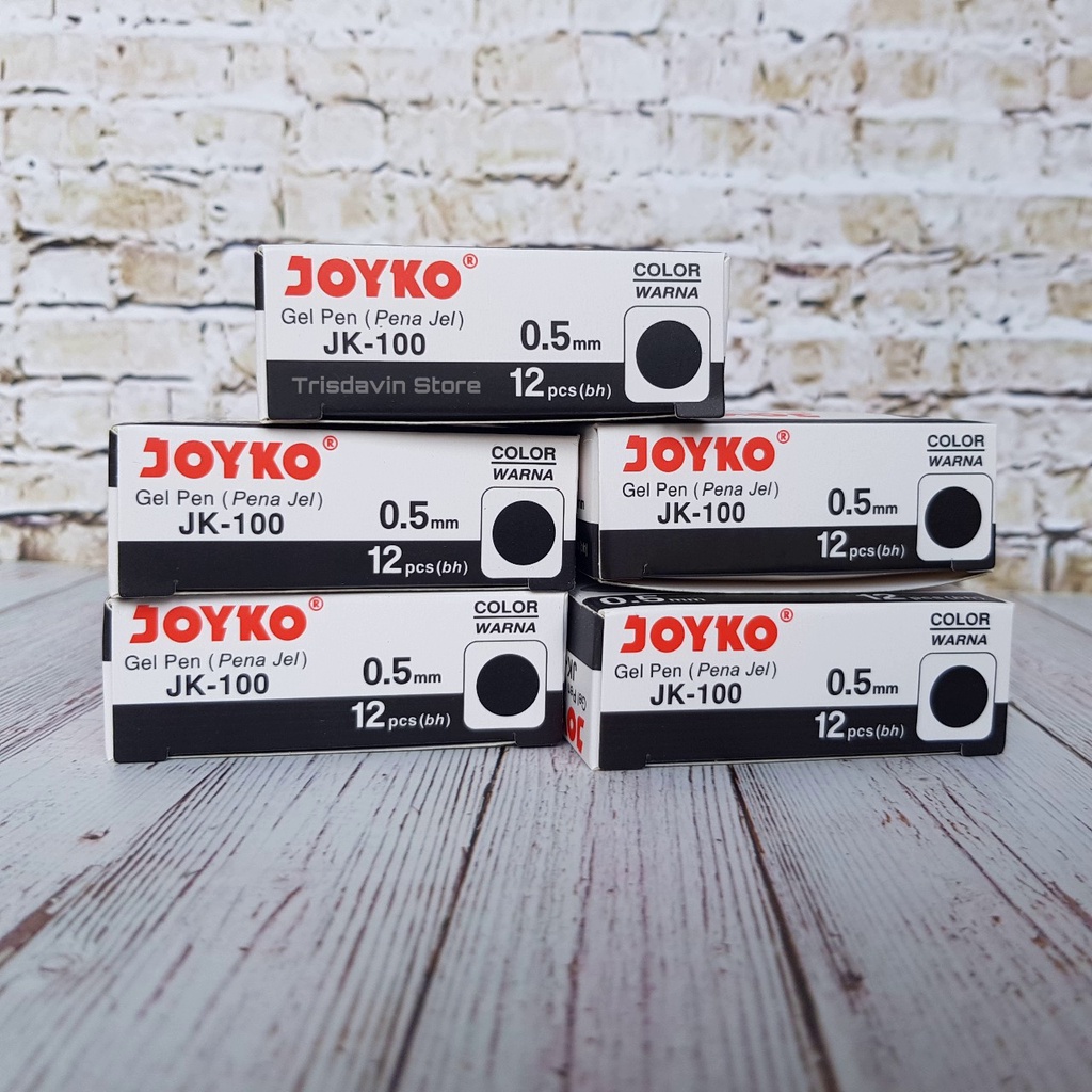 

Pulpen Joyko JK100 warna hitam |LUSINAN|