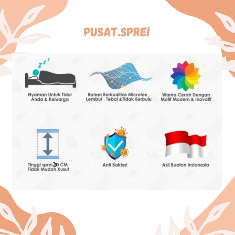 HOT SPREI RUMBAI UK 120 160 180 200 / SPREI HOME MADE/ SPREI RUMBAI EMBOS POLOS HALUS TIDAK LUNTUR/