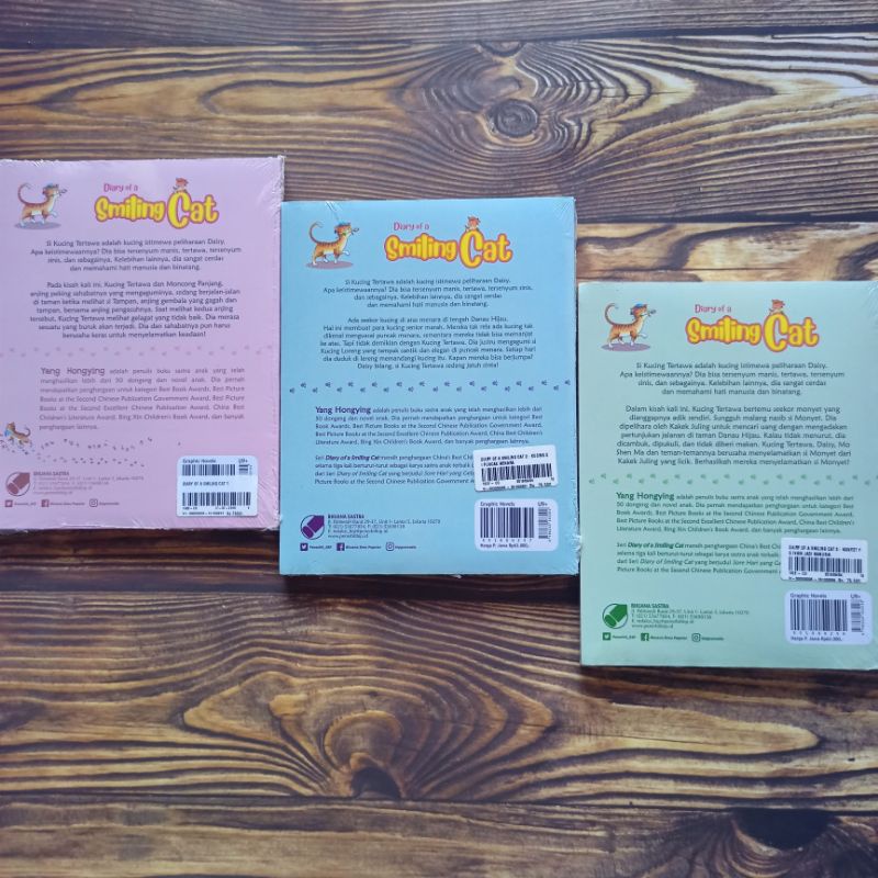 Buku Anak - Diary of a Smiling Cat - Ada 3 Seri Berbeda