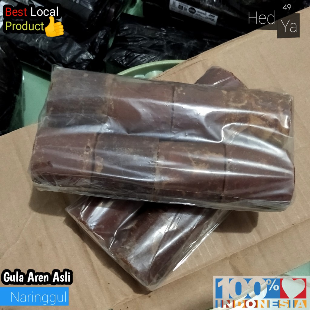 

Gula Aren 1kg Asli 100% Nira Kawung Bungkus Plastik GARANSI UANG KEMBALI jika terbukti bukan ASLI