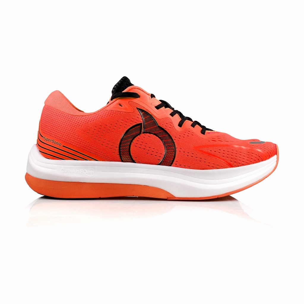 SEPATU LARI/RUNNING ORTUSEIGHT HYPERSONIC - PEACH WHITE BLACK