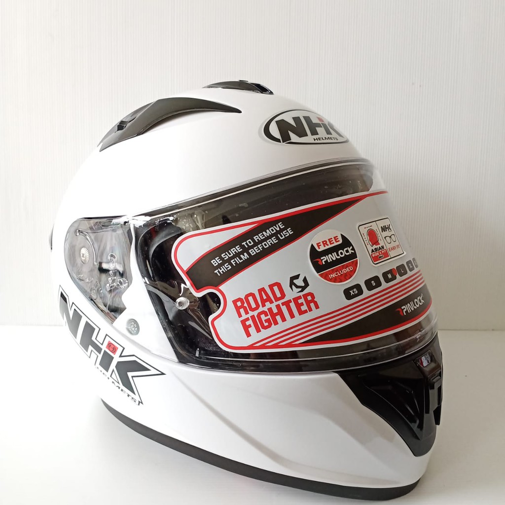 HELM NHK FULL FACE NHK GP PRIME SOLID STAR WHITE