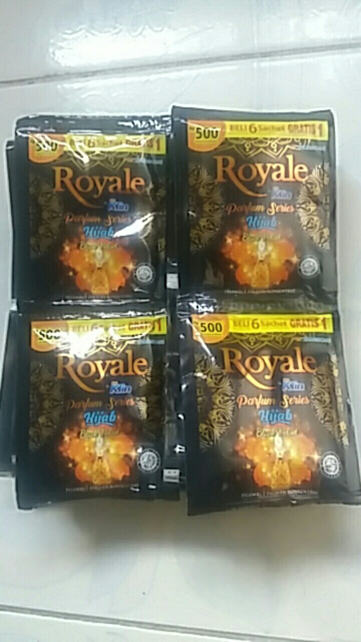 Royale Pewangi Softener Isi 6 Sachet + 1 Sachet / By Soklin