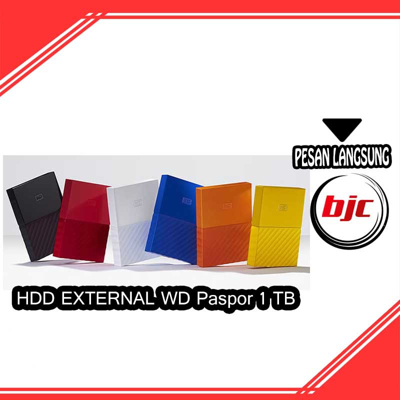 HDD EXTERNAL WD Paspor 1 TB