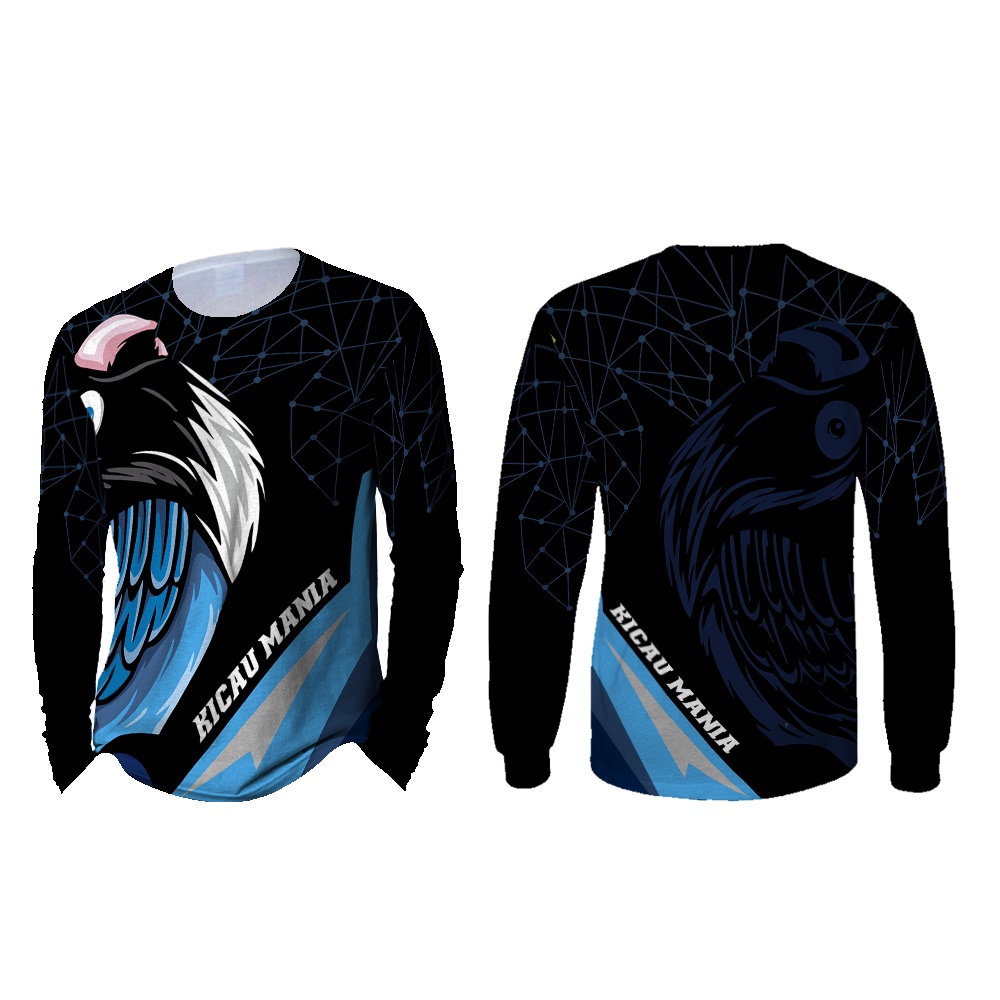 [Riashop] Kaos Jersey Burung Lengan Panjang | Kaos Jersey Burung | Kicau Mania | Merpati | Lovebird