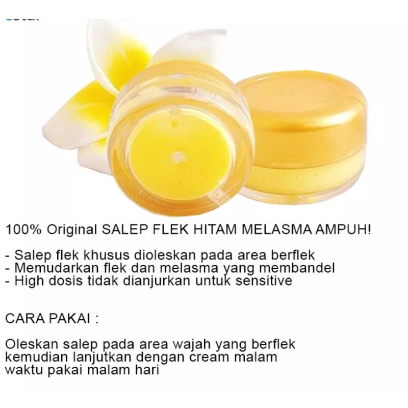 [100% Asli] SALEP FLEK AJAIB - Salep Flek Hitam Membandel - Ampuh Hilangkan Flek Hitam Di Wajah Salep Flek Hitam Melasma Untuk Menghilangkan Flex Hitam / Salep Wajah Menghilangkan Flex Hitam