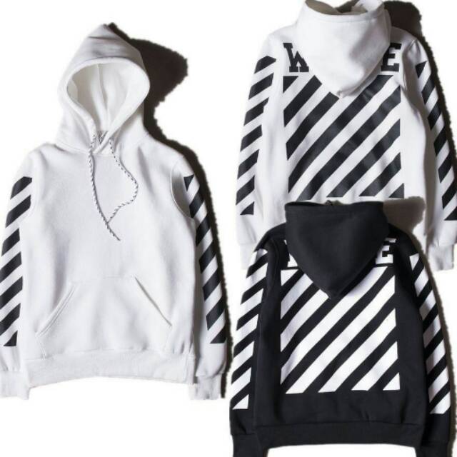 jaket hoodie off white