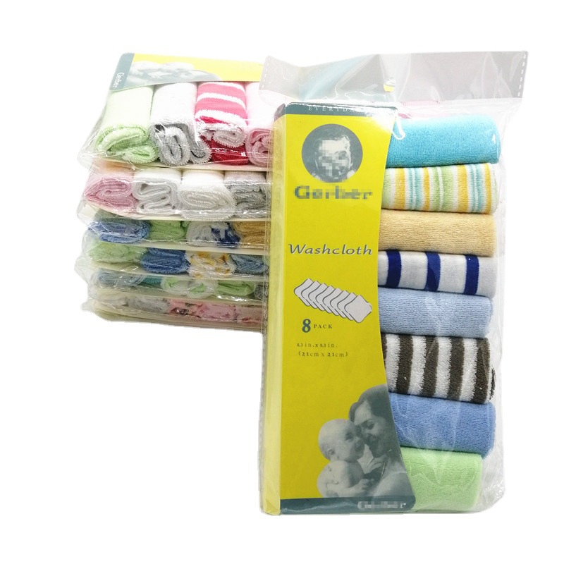 cod new 8pcs sapu tangan bayi lembut handuk bayi newborn 1 pak isi 8pcs
