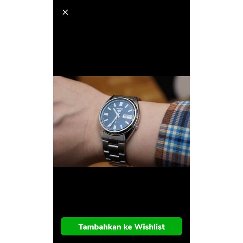 Jam Tgn SEIKO 5 ORIGINAL SNXS77K Blue Dial Best Seller SNXS77 Classic