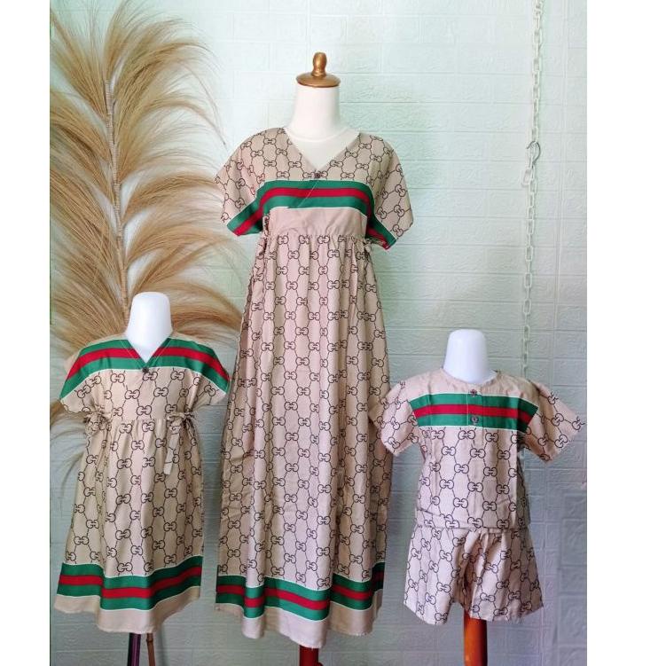 Tidak Diragukan.. Longdress kimono bisa couple ibu dan anak daster rayon