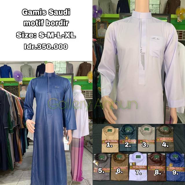 Gamis pria annun / jubah( bisa bayar ditempat/cod