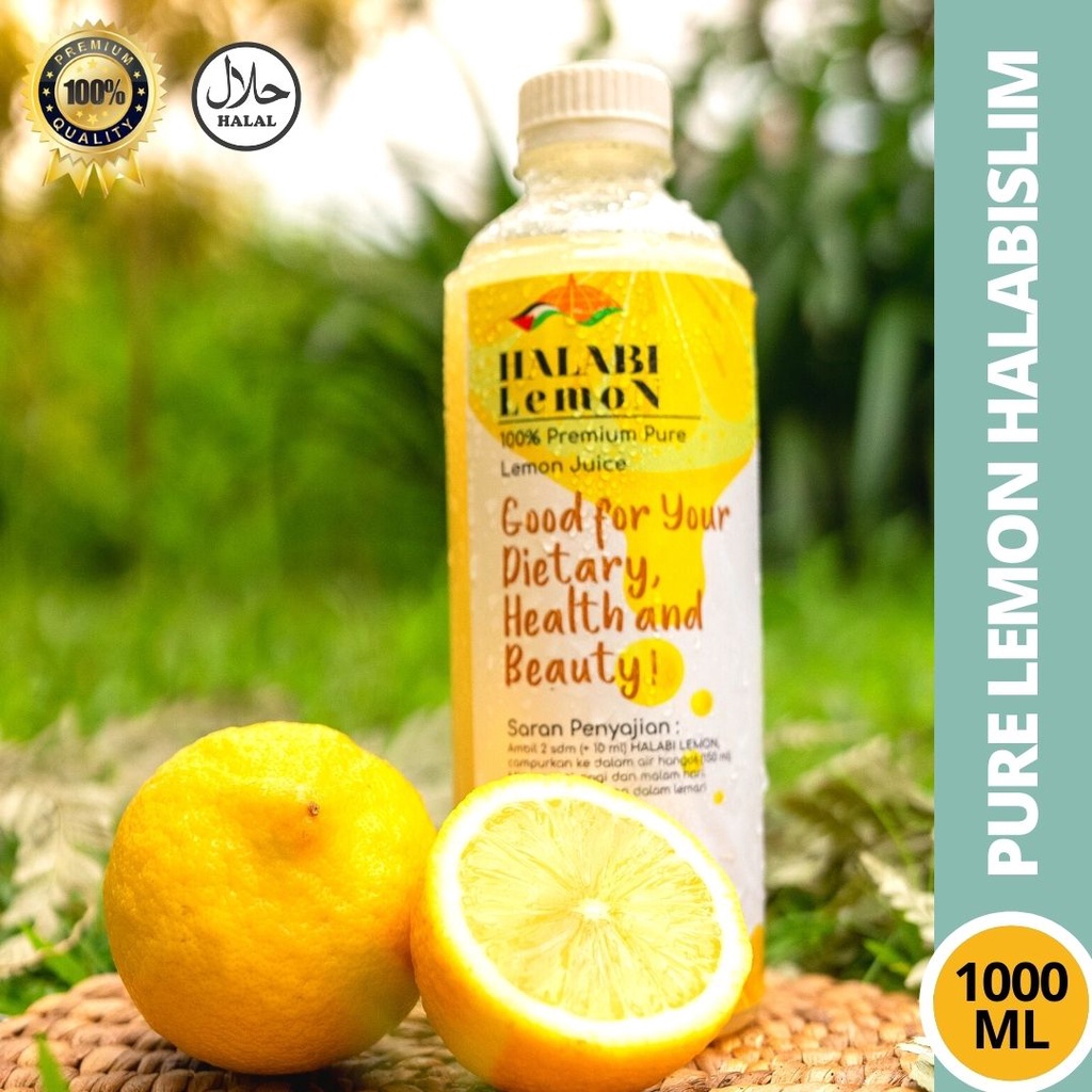 Fresh Sari Lemon Diet Halabi Premium 1000 ml Asli Original 100  %