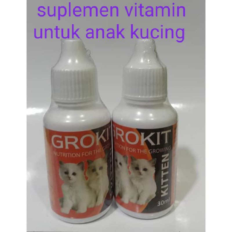 Grokit Vitamin Anak Kucing/ Suplemen Kitten Cat