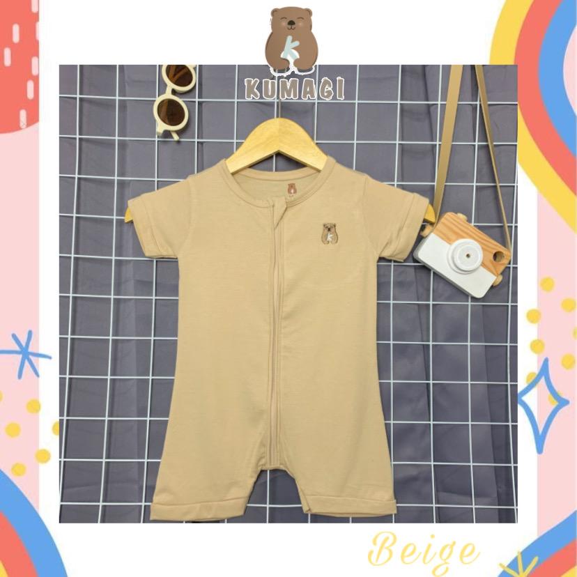 Kumagi - Jumper Goma Romper Bayi Lucu Cotton Bamboo Unisex Usia 0-3tahun Lengan pendek - Romper Baju Jumper Bahan Cotton Bamboo Anak Termurah