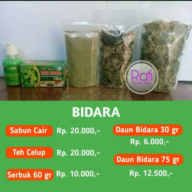 serba bidara  sabun bidara cair bubuk bidara cair teh celup bidara daun bidara
